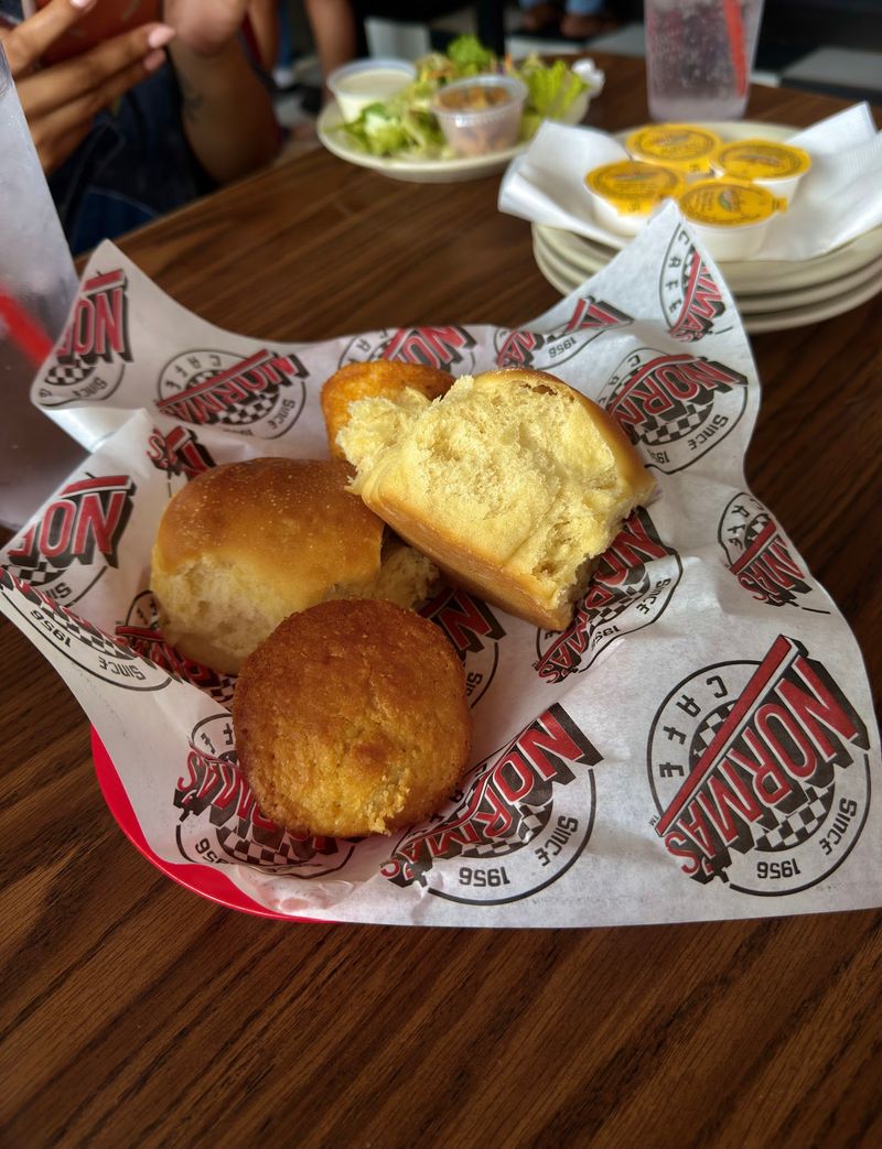 Rolls, Cornbread, and a Big Ol' Cinnamon Roll Rolls, Cornbread, and a Big Ol' Cinnamon Roll