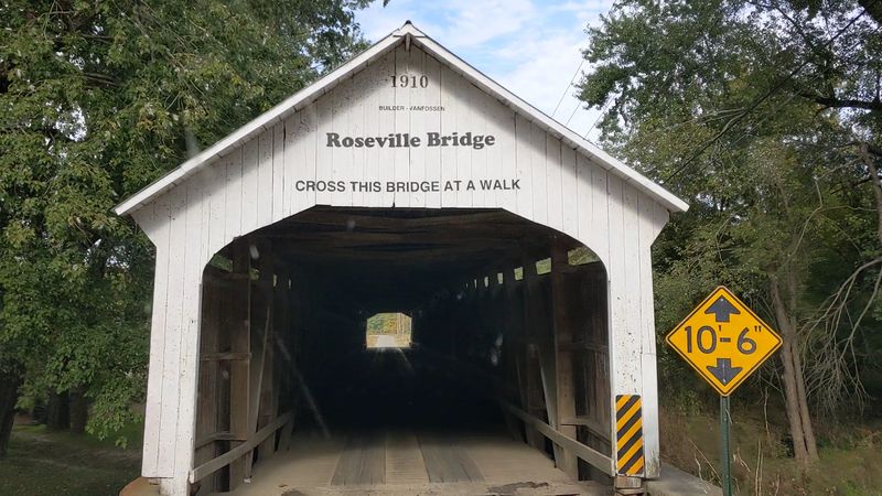 Roseville Road Covered Bridge, Muskingum County Roseville Road Covered Bridge, Muskingum County
