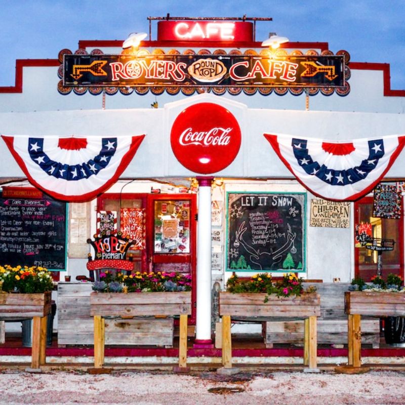 Royers Cafe, Round Top, Texas