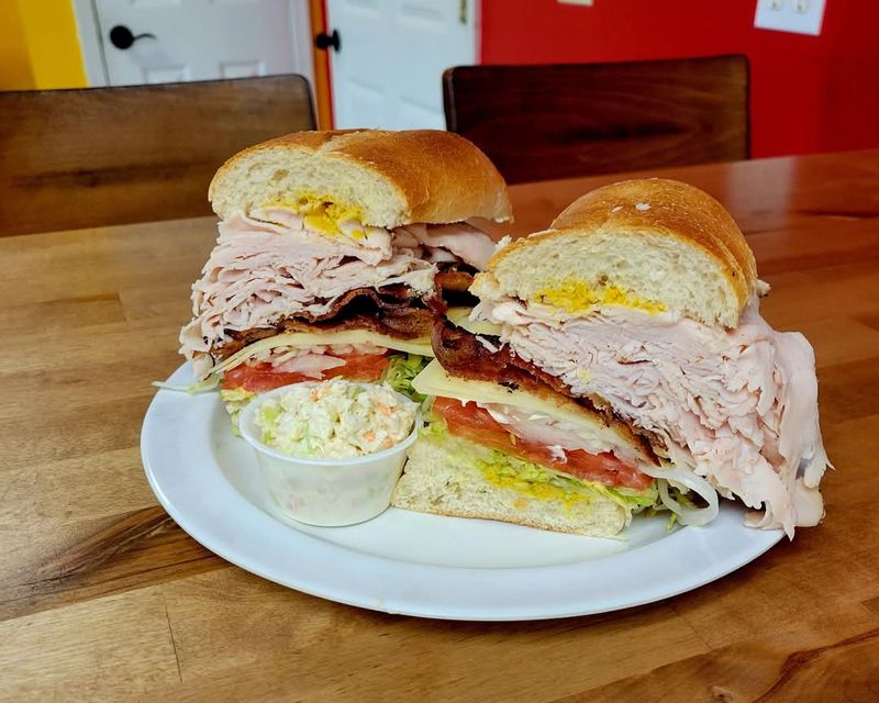 Sandwiches Stacked High And Hard To Split