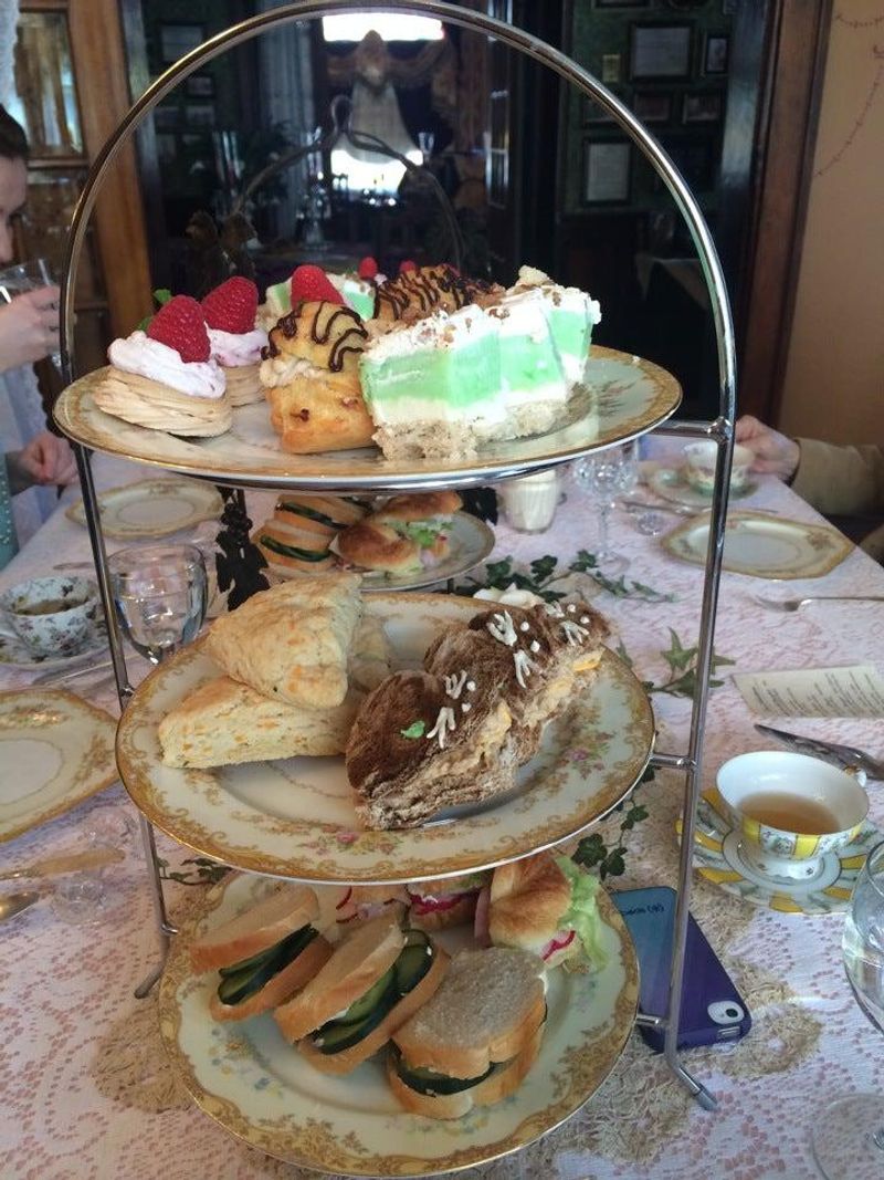 Scones, Homemade Jam, And Devonshire Cream Scones, Homemade Jam, And Devonshire Cream