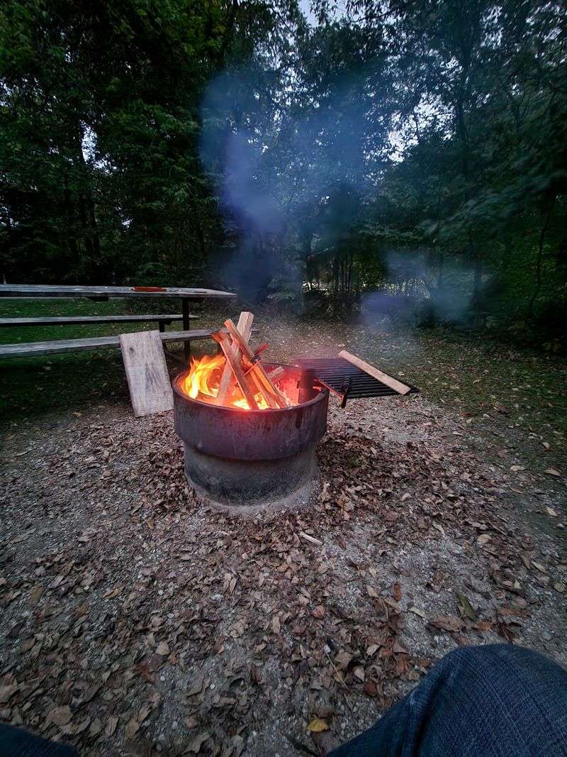 Settling In At The Campground Settling In At The Campground