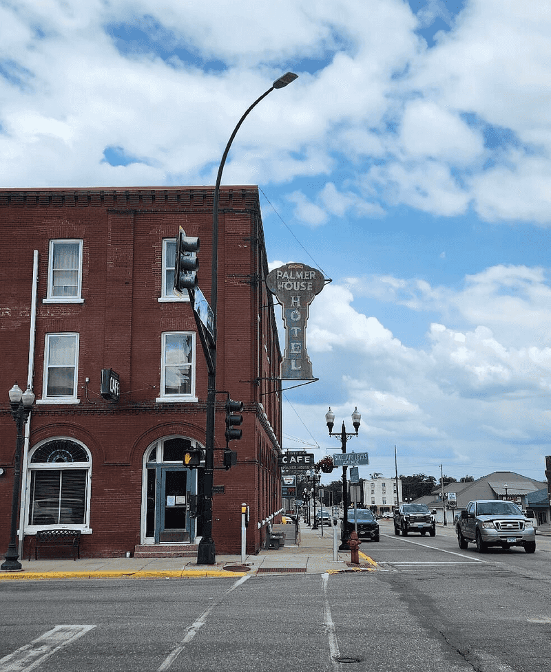 Sinclair Lewis Avenue and Main Street, Sauk Centre, Minnesota