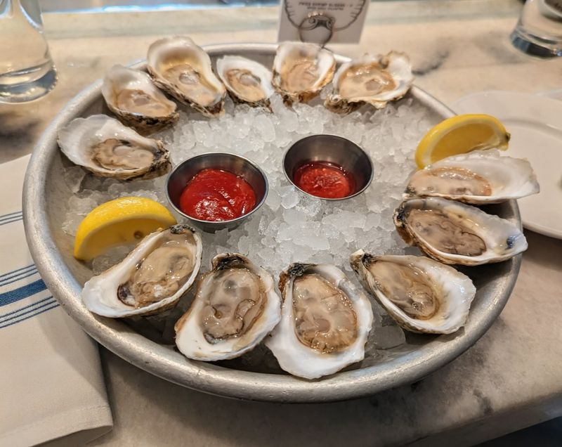 Six Kinds of Oysters on Ice