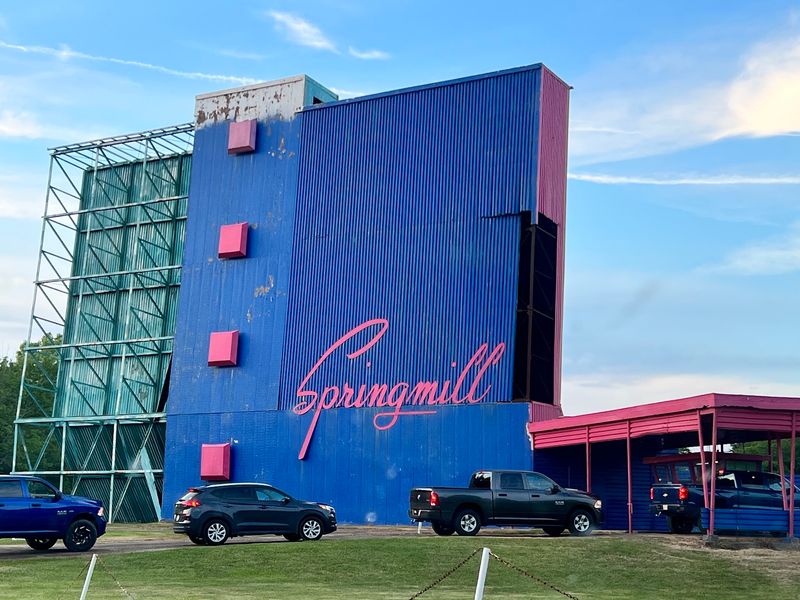 Springmill Twin Drive-In, Mansfield, Ohio Springmill Twin Drive-In, Mansfield, Ohio