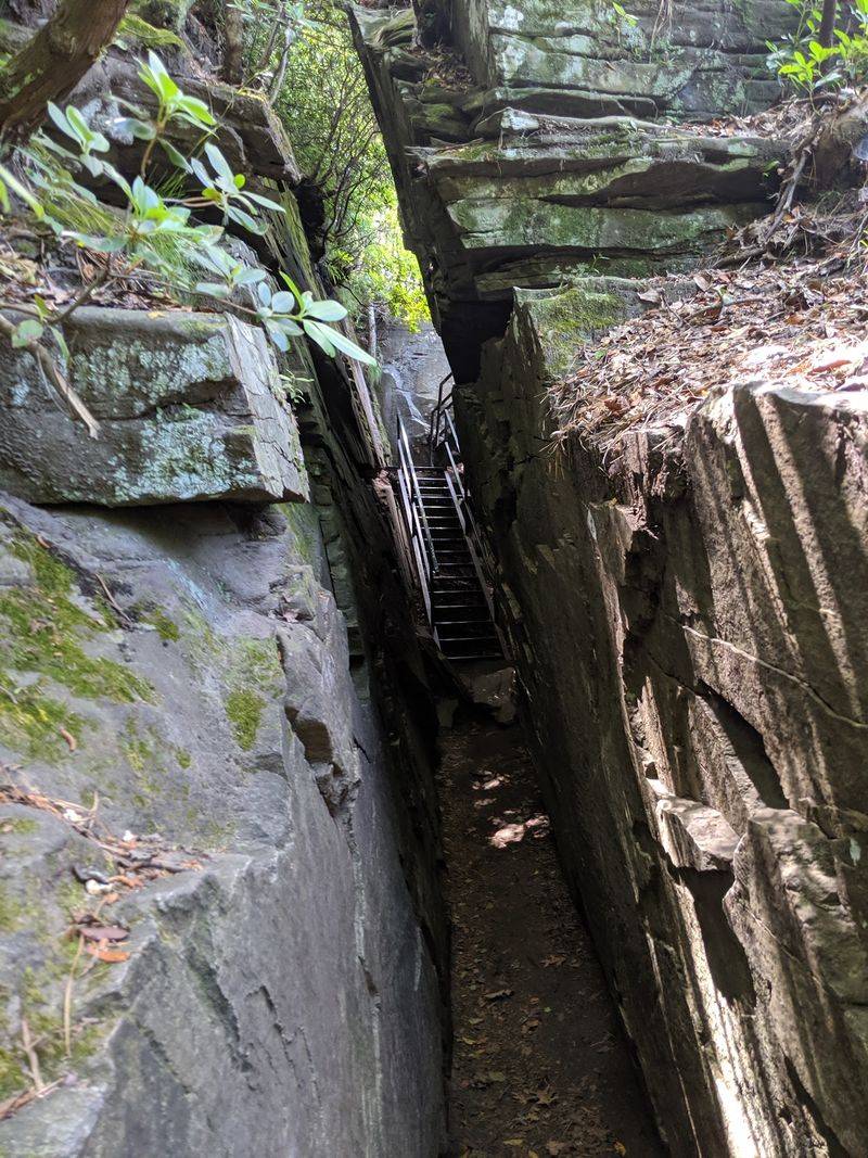 Squeezing Through Devils Kitchen Squeezing Through Devils Kitchen