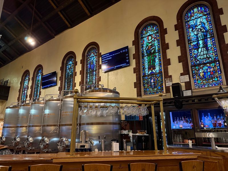 Stained Glass and Soaring Ceilings Stained Glass and Soaring Ceilings
