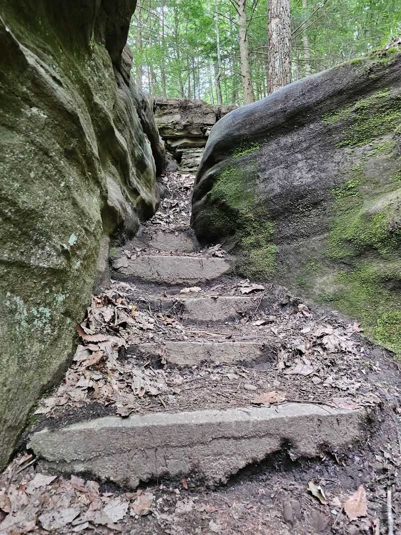 Stone Stairs That Test Your Legs Stone Stairs That Test Your Legs