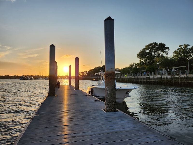 Sunset Over the Marina