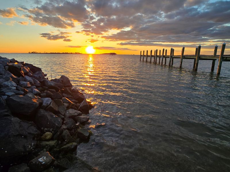 Sunset Views Over The Bay