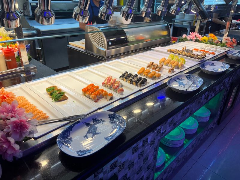 Sushi Rolls by the Assembly Line Sushi Rolls by the Assembly Line