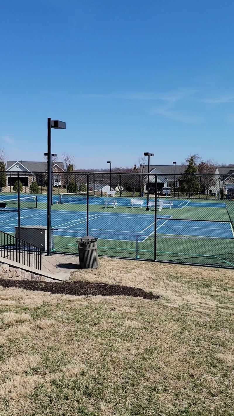 Tennis Courts And Friendly Competition
