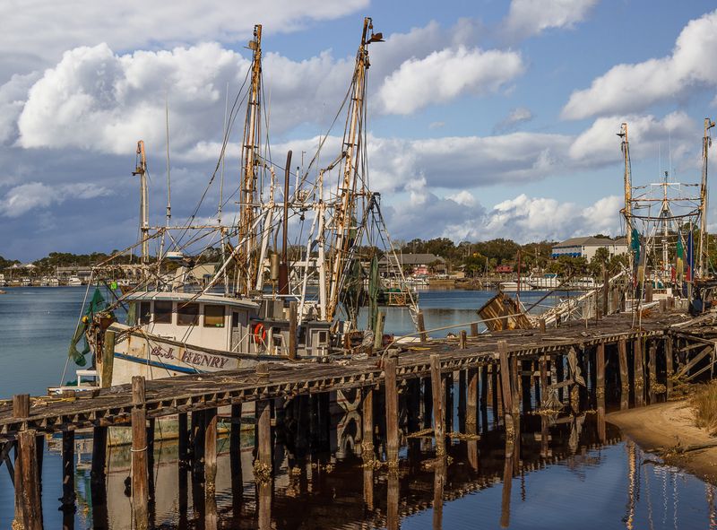 The Carrabelle River And Its Working Docks The Carrabelle River And Its Working Docks