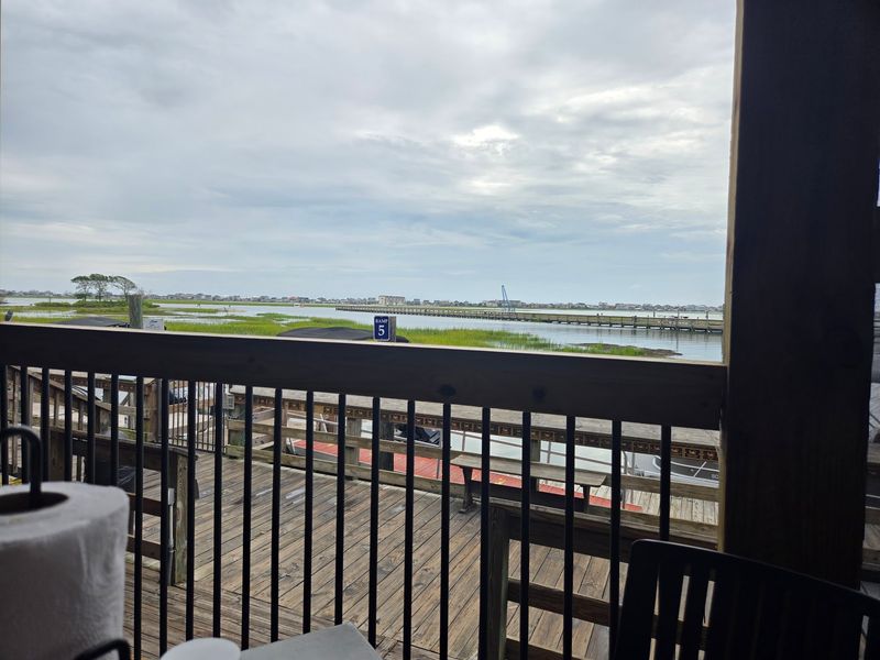 The Covered Patio And Inlet Views