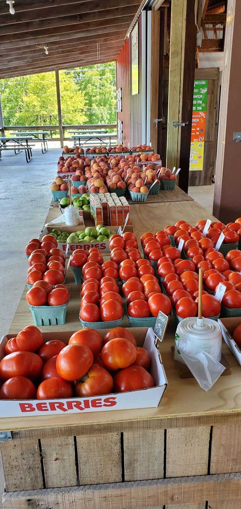 The Farm Store Stocked With Fresh Produce