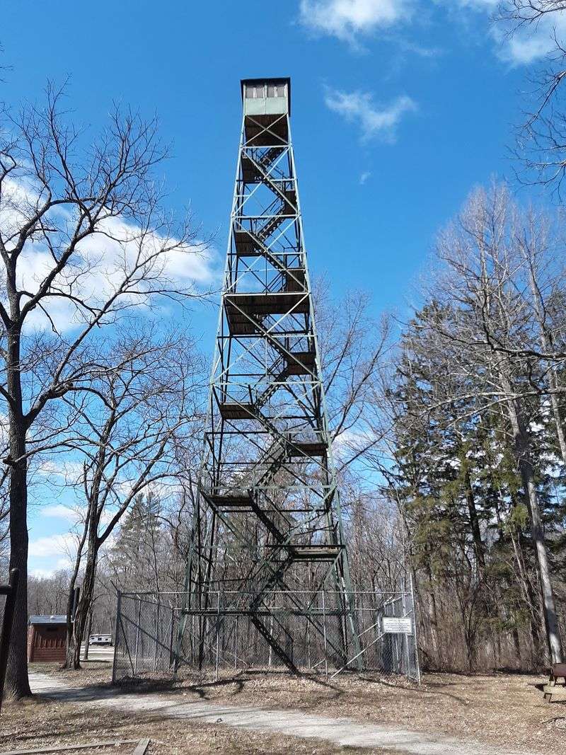 The Fire Tower and Its Sweeping Views The Fire Tower and Its Sweeping Views