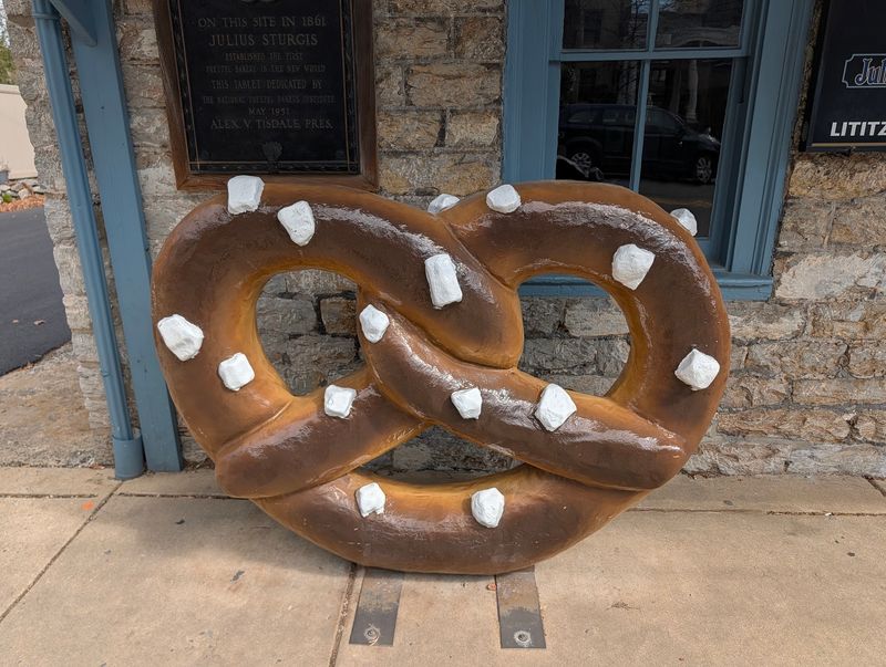 The Giant Pretzel and the Penny Press