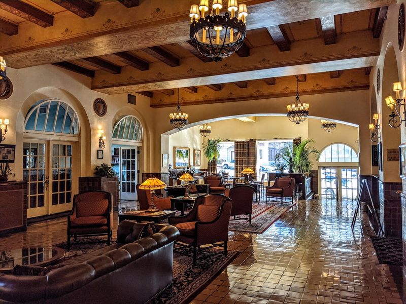 The Hand-Painted Lobby and Working Vintage Elevator