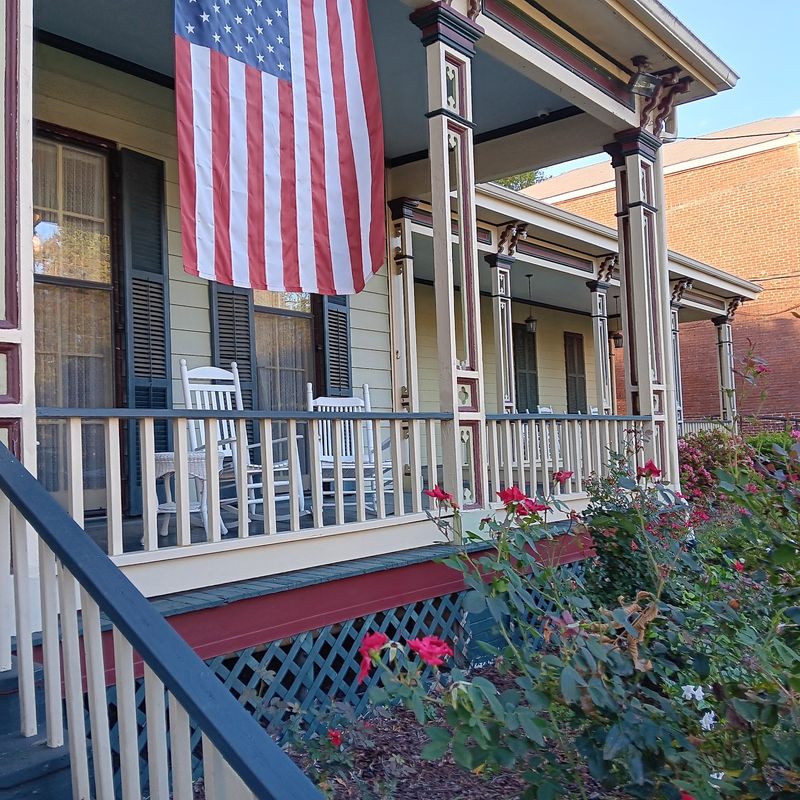 The Historic Setting And Welcoming Patio