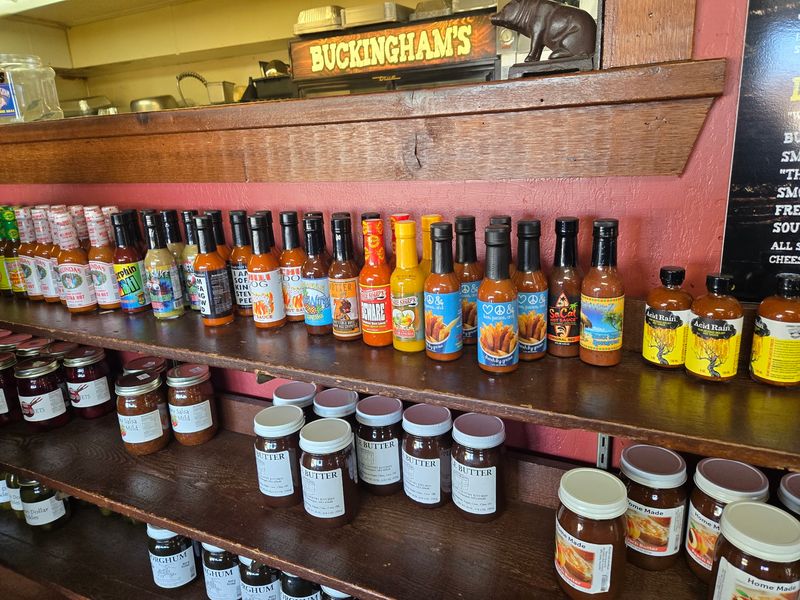 The Horseradish Slaw And Signature Sauces