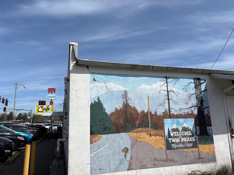 The Mural Hiding Out Back