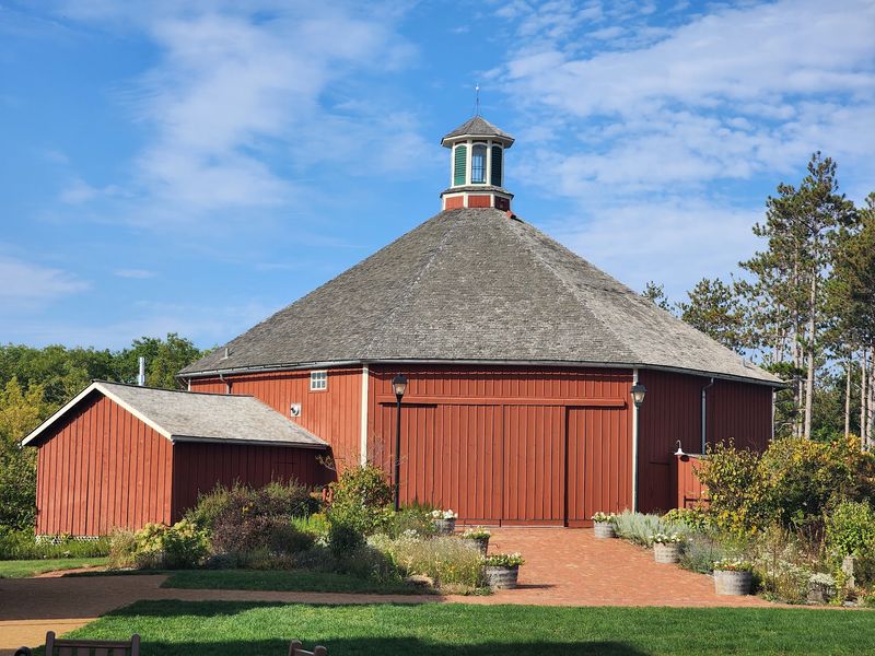 The New Tavern and Round Barn Gathering Spots
