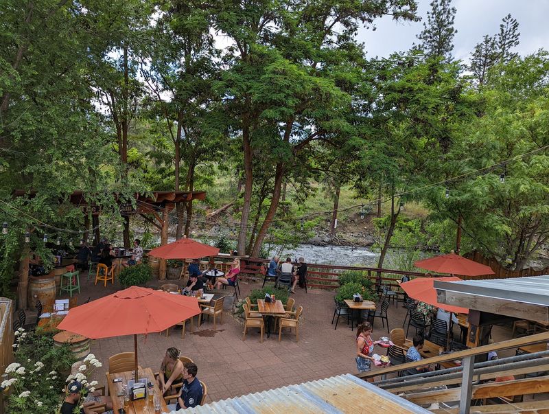 The Patio Where The Methow Does The Entertaining