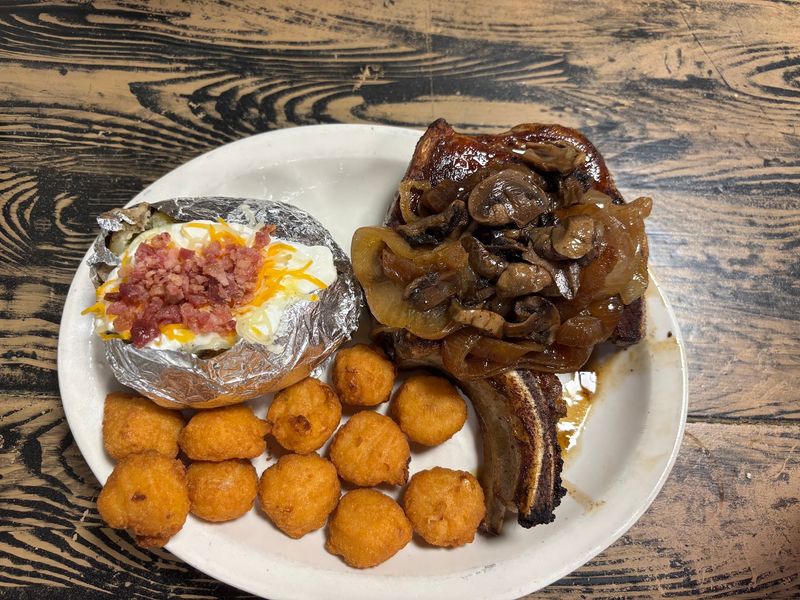 The Tomahawk Pork Chop Surprise The Tomahawk Pork Chop Surprise