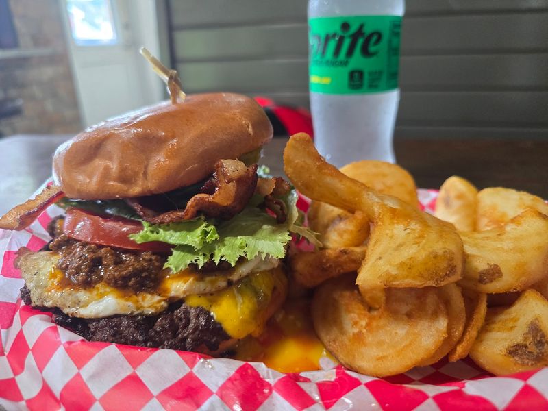The Train Wreck Smash Burger