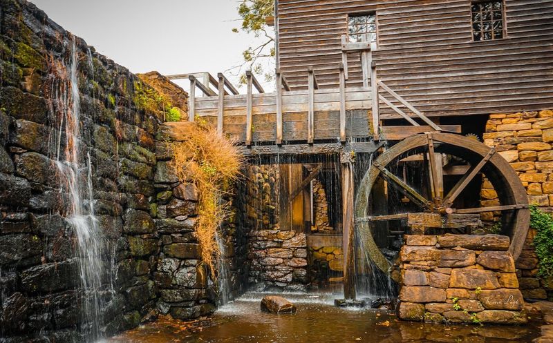 The Water Wheel You Can Watch Spin