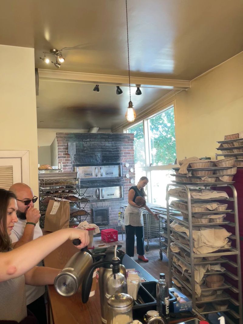 The Wood-Fired Oven Behind the Counter The Wood-Fired Oven Behind the Counter