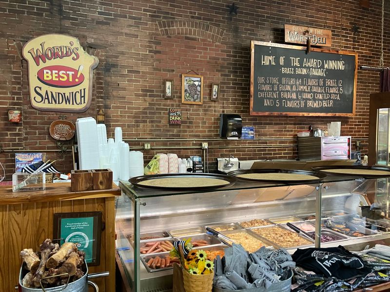 The Wurstmeister Behind The Counter