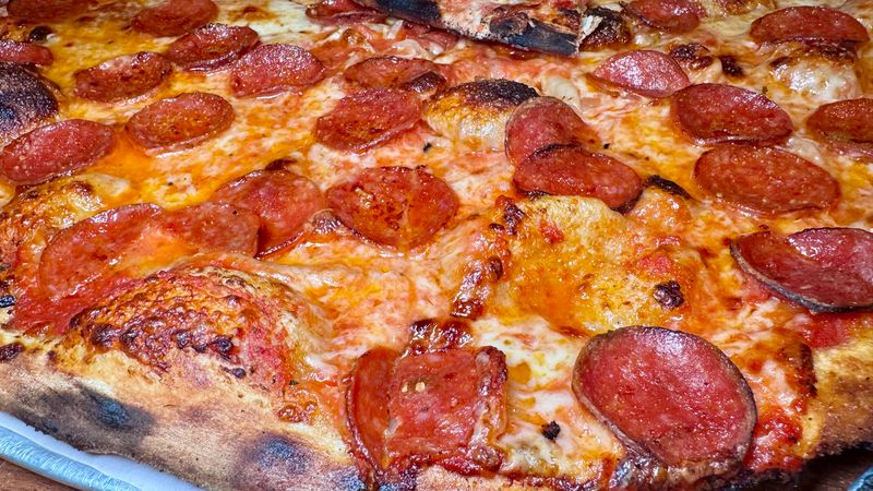 Thin Crust With A Signature Char Thin Crust With A Signature Char