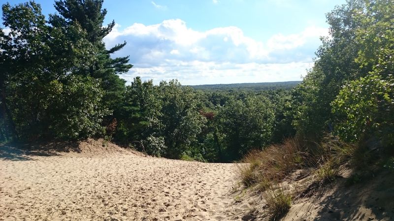 Three Miles of Lake Michigan Beach