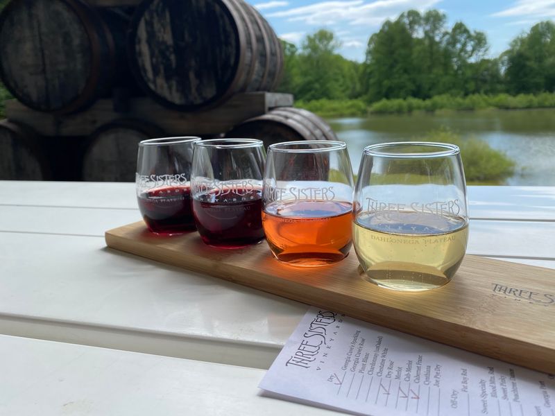 Three Sisters Vineyards, Dahlonega, Georgia Three Sisters Vineyards, Dahlonega, Georgia
