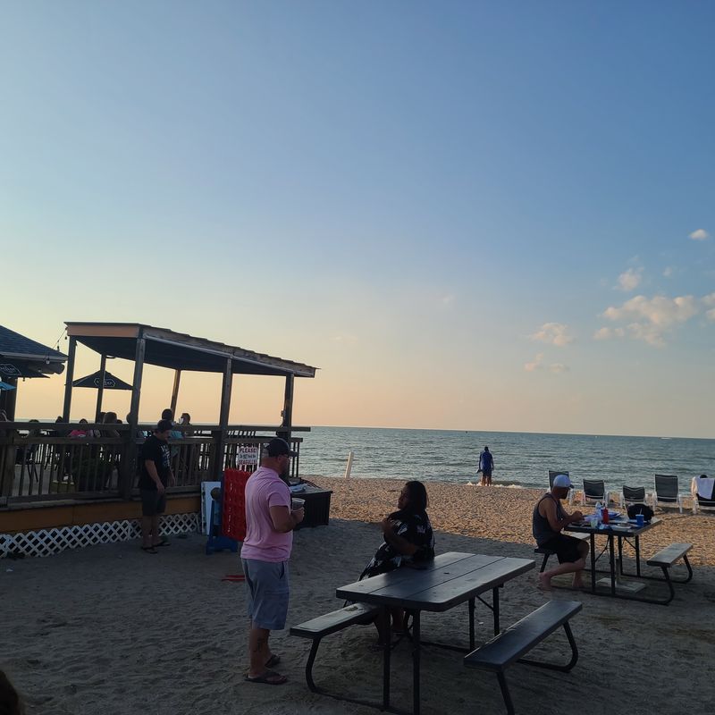 Toes in the Sand at the Tiki Bar