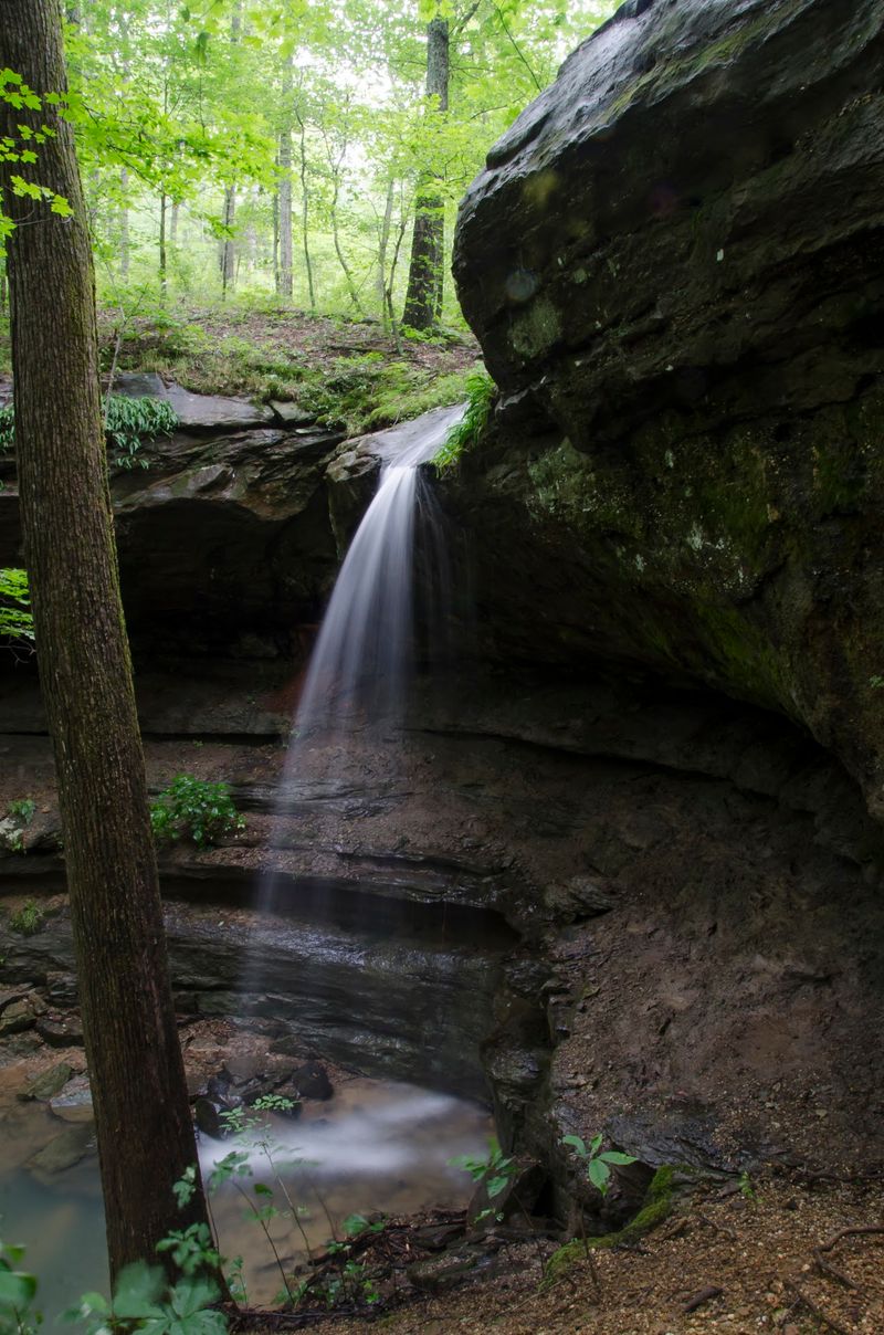 Trails That Wander To A Waterfall