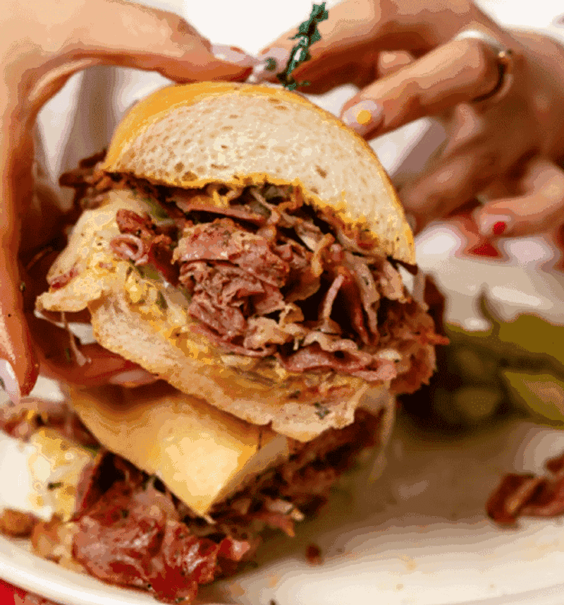 Tuesday's Prime Rib Sandwich Tradition