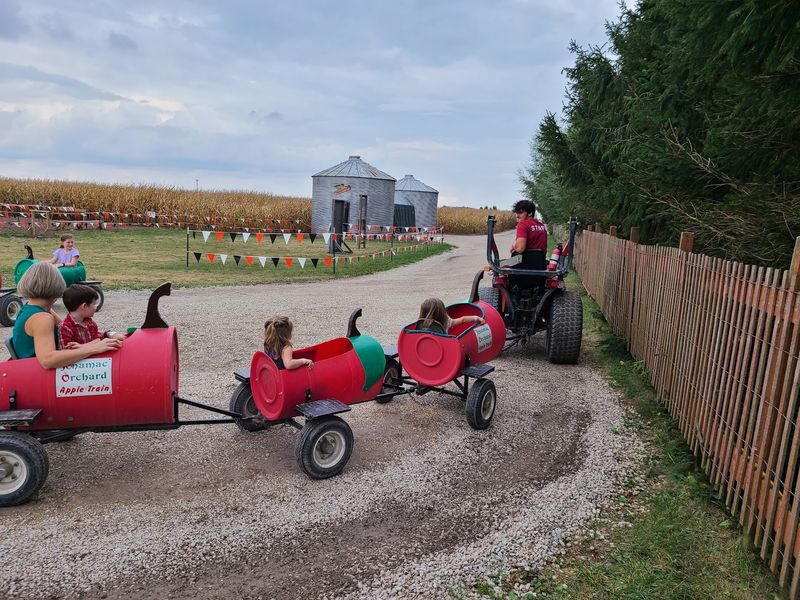 Wagon Rides Through the Orchard