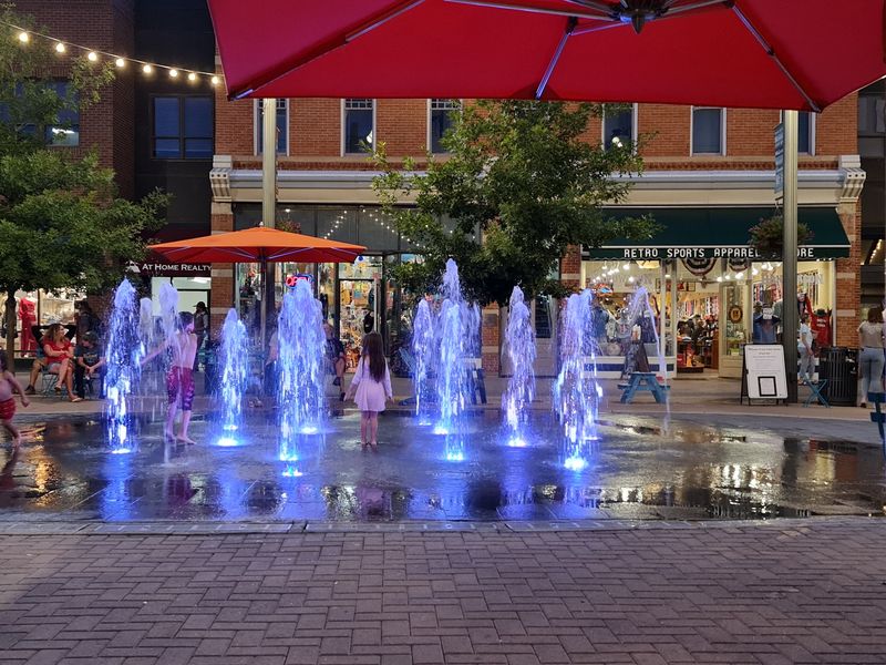 Water Jets By Day, Light Show By Night