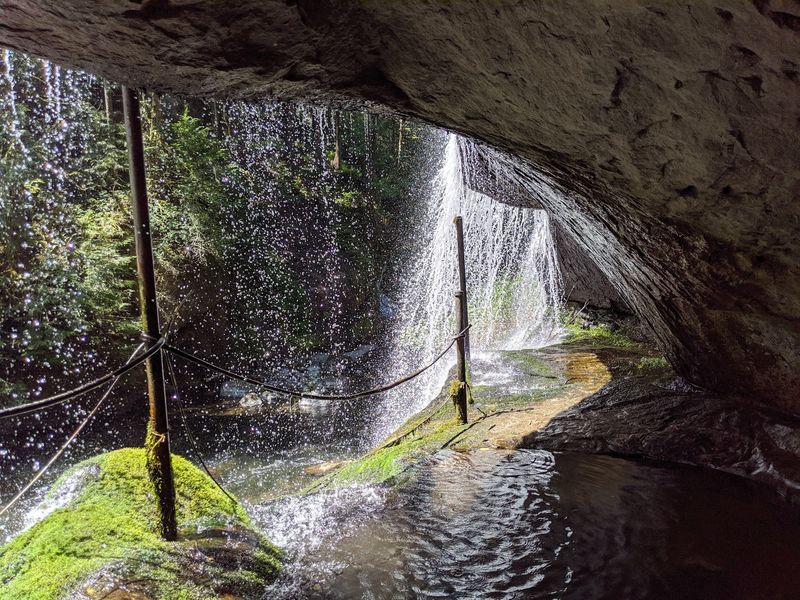 Waterfalls Across the Gorge Bridge