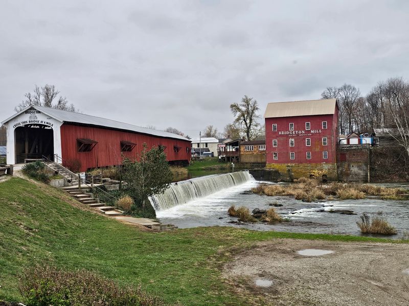 Where The Bridge Sits In Parke County
