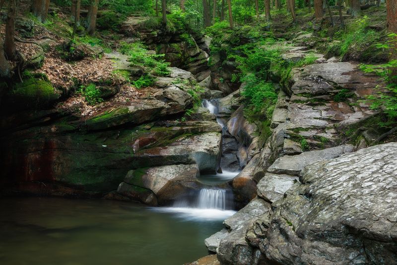 Where The Gorge Hides Near Wilkes-Barre Where The Gorge Hides Near Wilkes-Barre