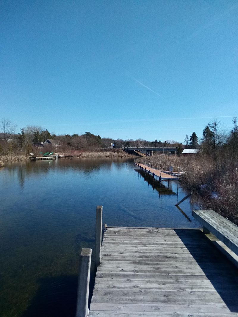 Where Two Halves Of A Lake Meet