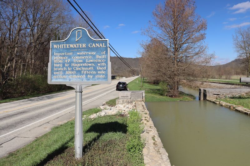 Whitewater Canal Scenic Byway, Metamora, Indiana Whitewater Canal Scenic Byway, Metamora, Indiana