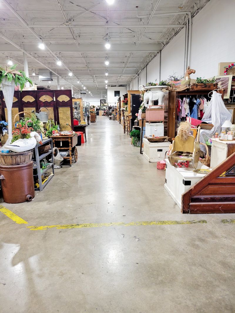 Wide Aisles And A Spotless Floor