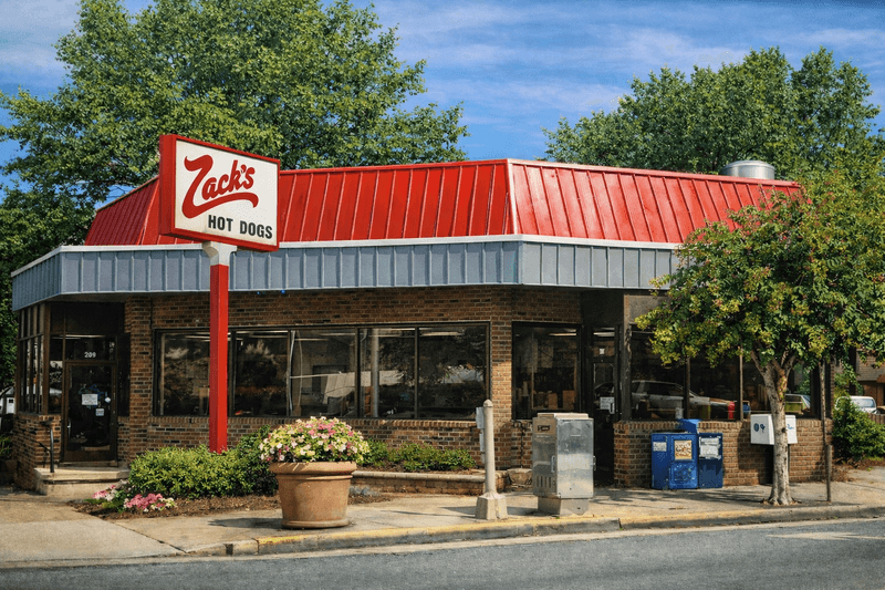 Zack's Hot Dogs, Burlington, NC