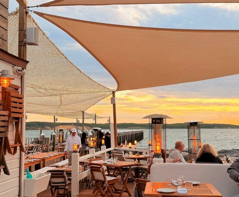 Duryea’s Lobster Deck In Montauk Serves Self-Serve Seafood With Sunset Views Over The Water