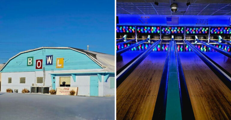 This Retro Kansas Bowling Alley Still Rolls On Its Original Wood Lanes And Old Pinsetters