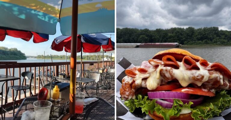 This Laid-Back Illinois Spot Serves River-View Burgers Locals Drive An Hour For